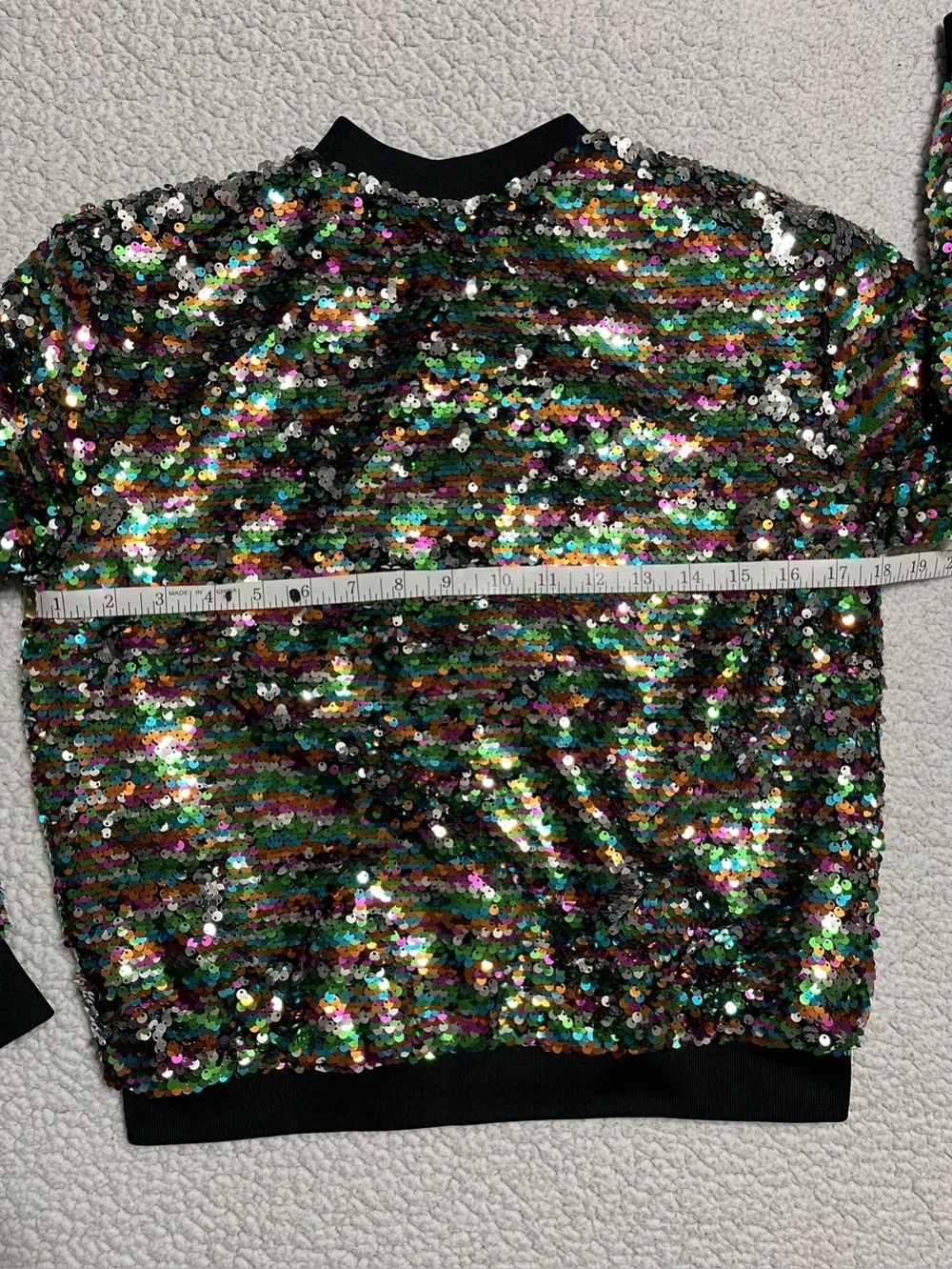 Hayden Los Angeles Girls' Sequined Bomber Jacket